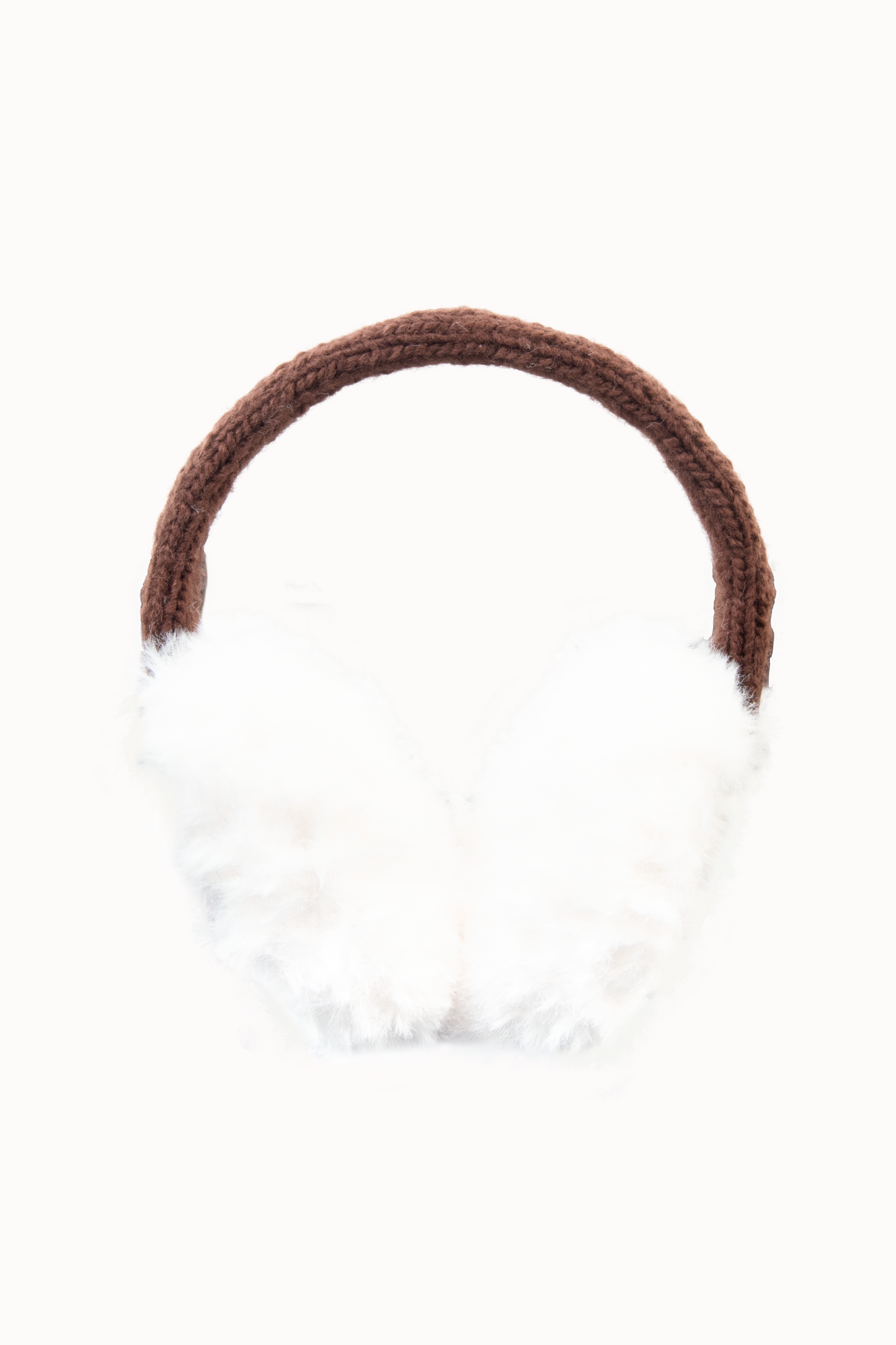 Fluffy Snail Earmuffs- Brown&Pink