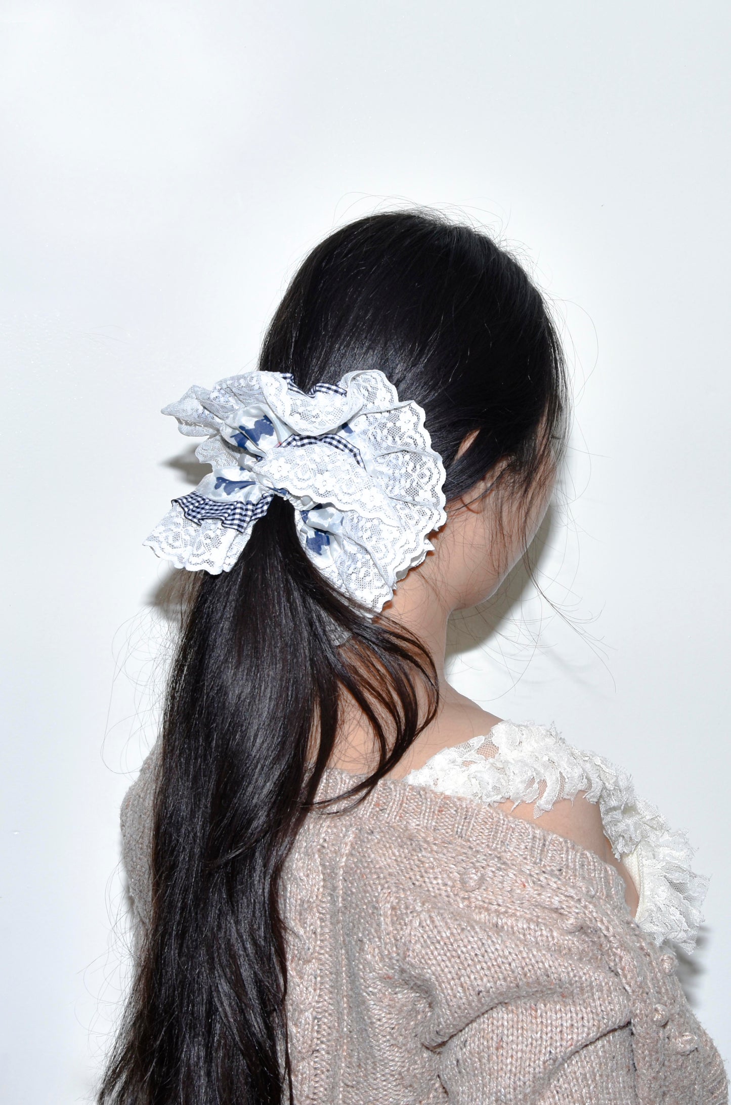 Frosted Cake Scrunchie - Poodle