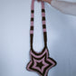 Star Crossbody Bag-Pink&brown