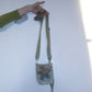 Mohair Crossbody Bucket Bag - Jade