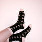 Swallow In Lines Socks